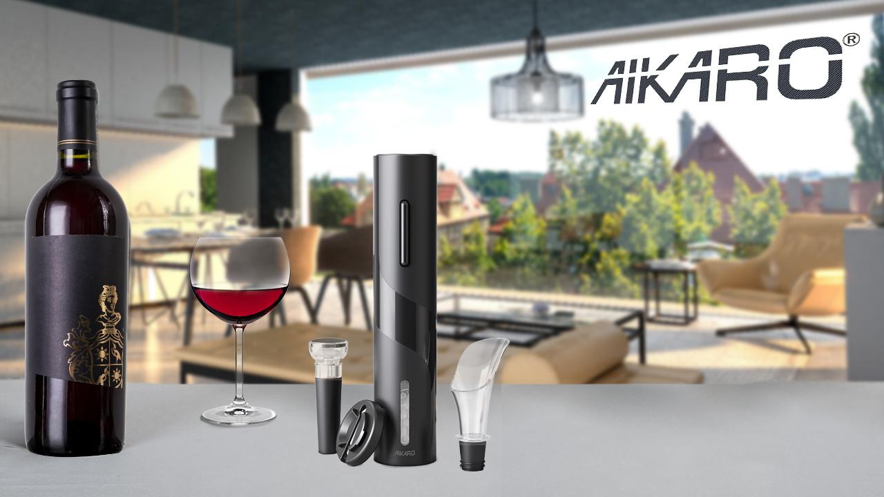 Electric Wine Bottle Opener Automatic Electronic Corkscrew Set