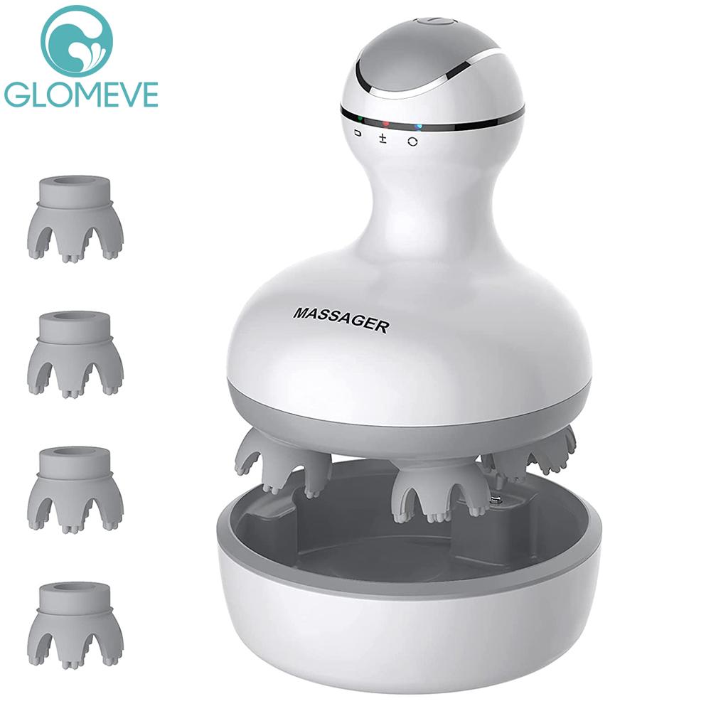 Портативный 3D электрический расслабляющий массажер для кожи головы, скребок для головы, массажер для мышц плеч, теленка