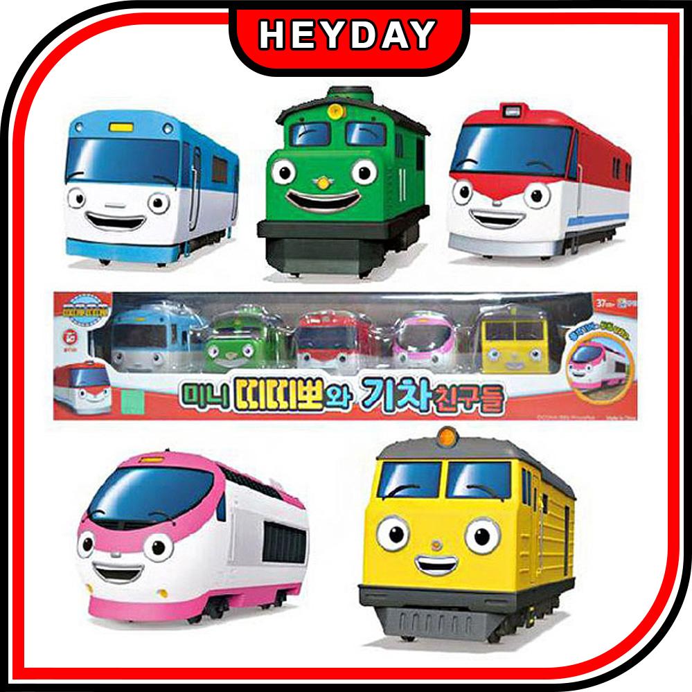 Titipo и Train Friends набор из 5 предметов игрушечная машинка с откидным механизмом