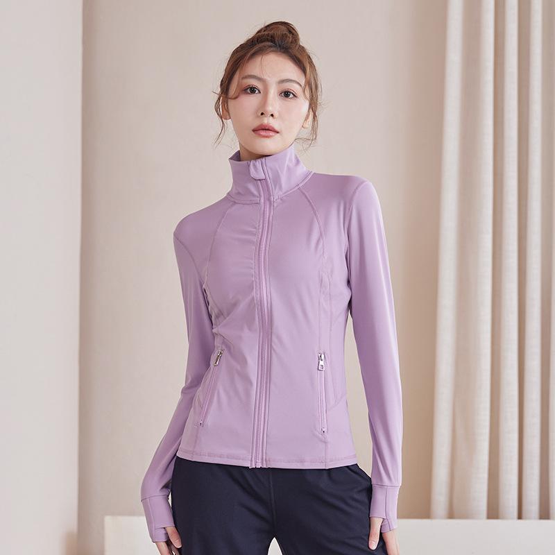 Плюс размер весенне-осенняя одежда для йоги, куртка, женская быстросохнущая одежда для фитнеса и бега, свободная спортивная одежда с длинными рукавами, топы
