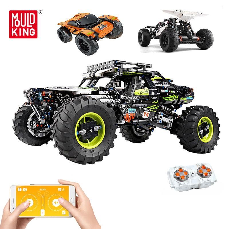 MOULD KING Technical RC Car Toys For Boys Building Blocks Remote Control Off-Road Car Terrain Climbing Buggy Truck Gifts