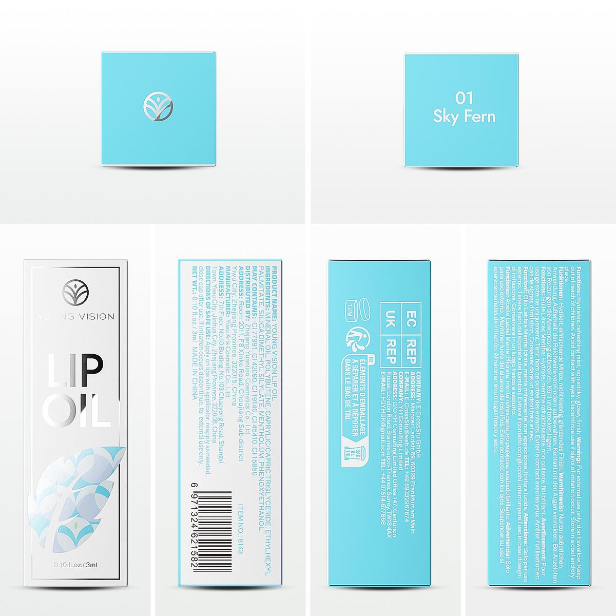 Candy Color Sexy Peppermint Lip Oil Plump Lip Moisturizing and Hydrating Lighten Lip Lines and Prevent Dry and Crack Lip Oil Lip Makeup