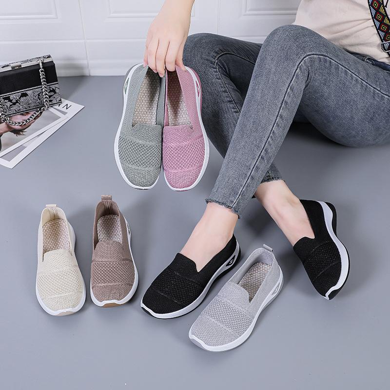 Versatile Soft-soled Soft Surface Shoes,Lazy One Foot Stirrup,Casual Fashion Bean Shoes,Flat Casual Single Shoes