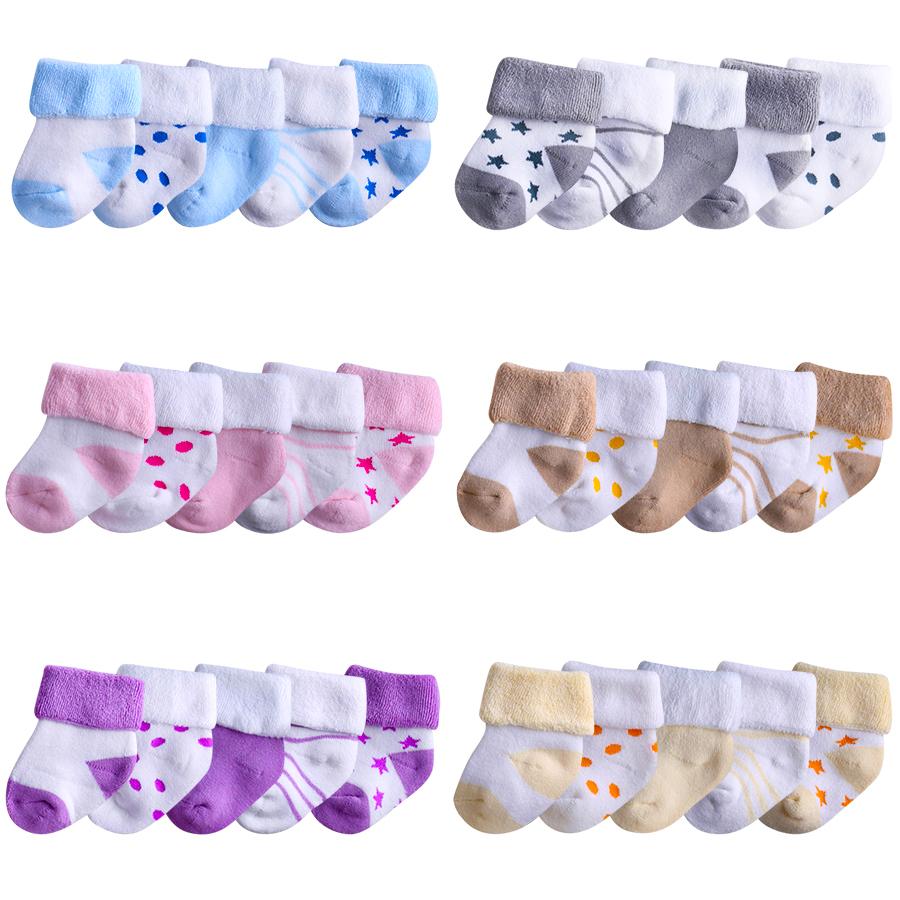 Newborn Boy Girl Socks Kiddiezoom Baby Accessories Cotton Unisex