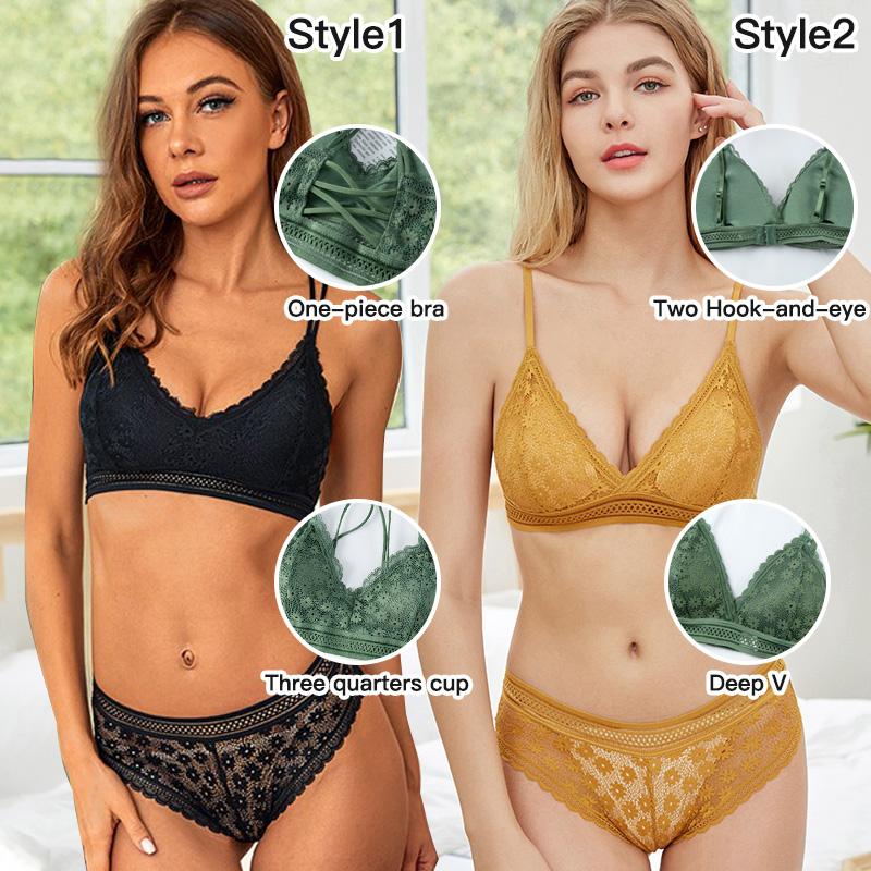 Sexy Lace Bra Beauty Back Suit Underwear Bra Wireless Seamless Women's Underwear Bras