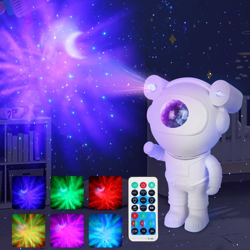 Astronaut Starry Sky Projector Lamp Night Light Projector Remote Control