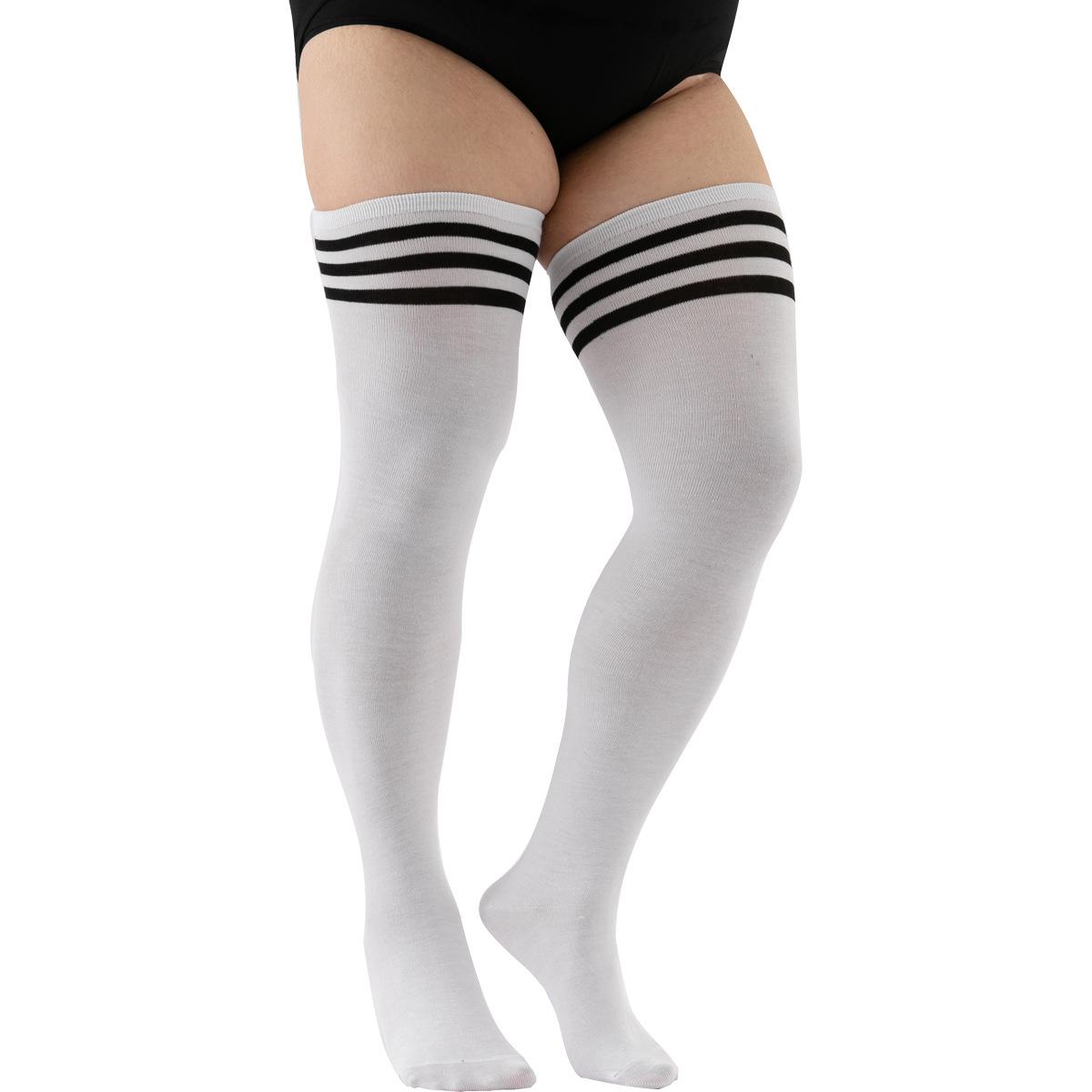 Woman Thigh High Socks Extra Large Size Knee High Stocking Over Knee Socks Plus Big Size Socks