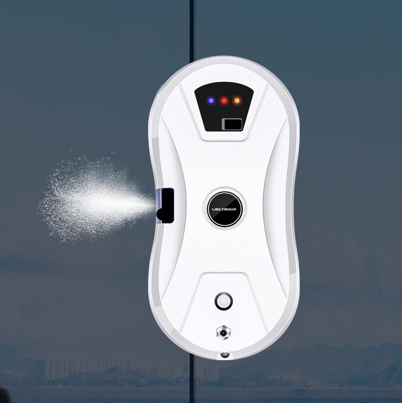 LIECTROUX YW610 Робот-пылесос для окон, распыление воды, пылесос для оконного стекла с одной клавишей