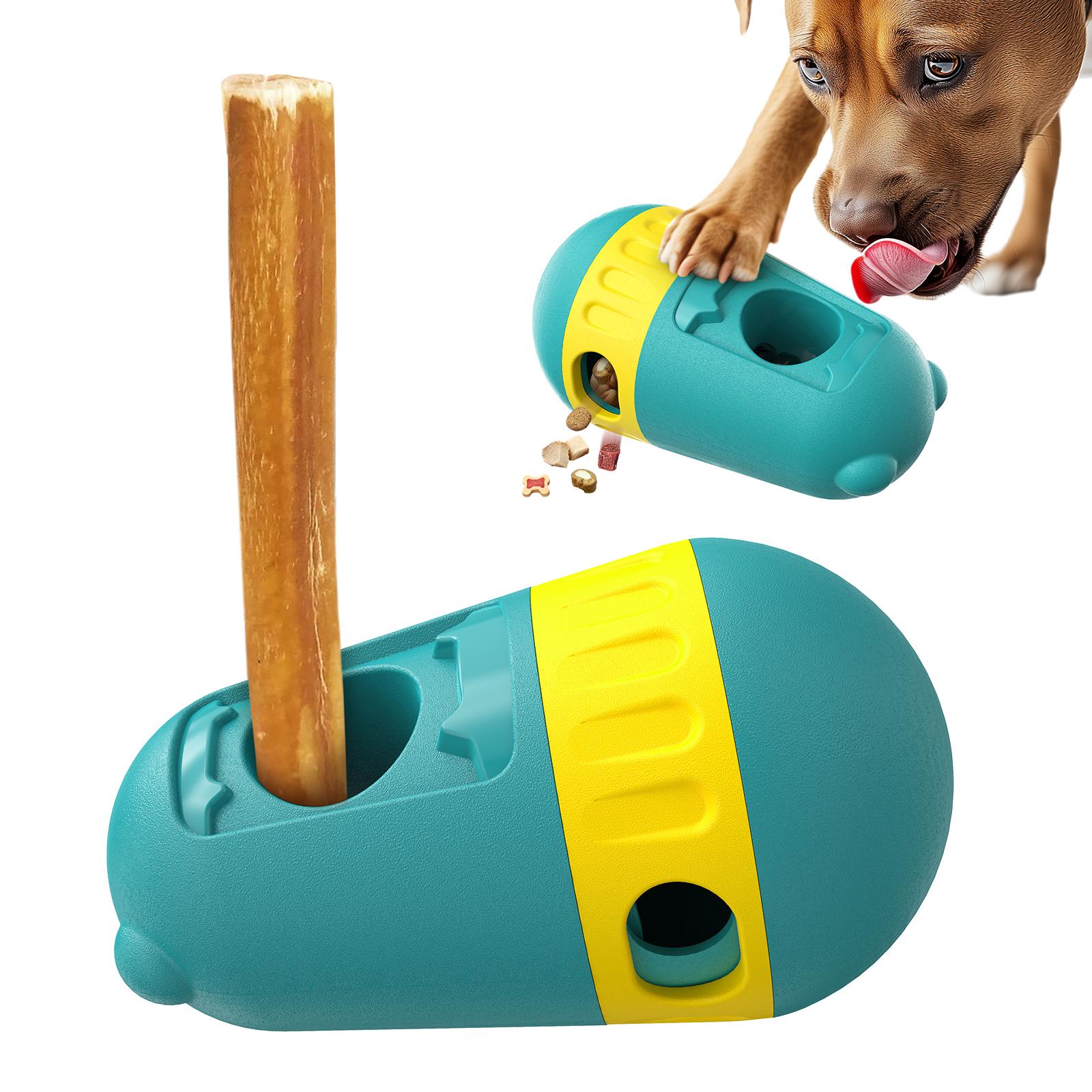 Игрушка для собак Bully Stick Holder, игрушка для медленной подачи еды в виде мяча для маленьких и средних собак, игрушки для собак с нерегулярным дизайном