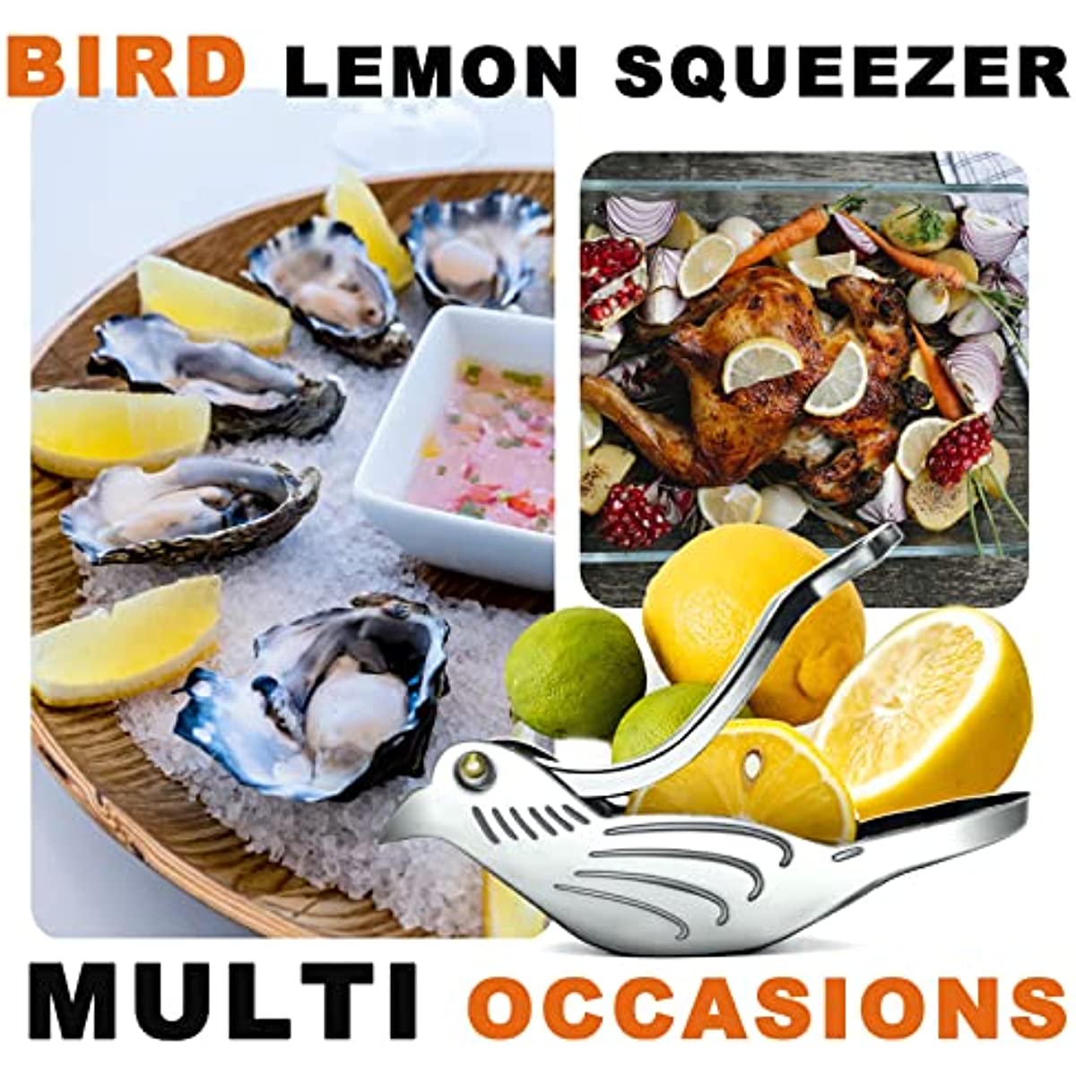 Соковыжималка для лимона из нержавеющей стали, ручная соковыжималка для цитрусовых, лайма, апельсина, фруктовый пресс, ручной отжим, металл для кухонных принадлежностей
