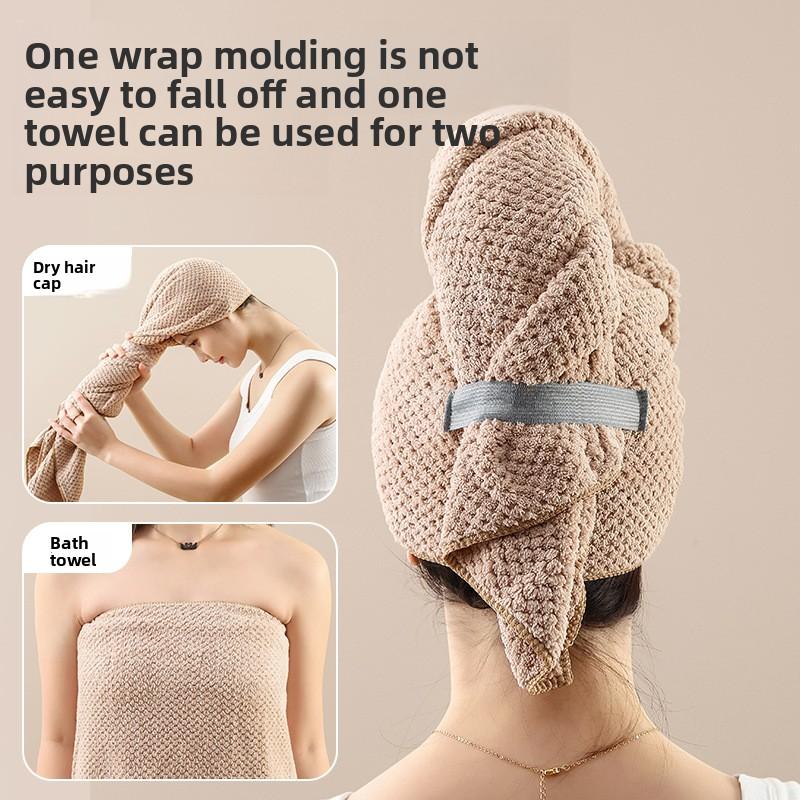 1 шт. Шапочка для душа Волшебная микрофибра для волос Быстросохнущее полотенце-сушилка Банная обертка Шапочка Быстрая шапка Тюрбан Сухая шапочка для душа Шапочка для волос