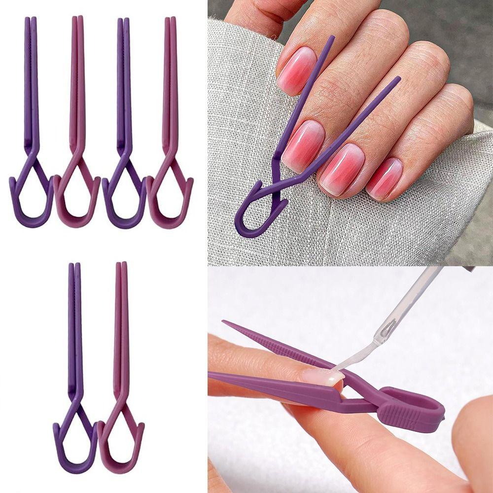 Набор из 10 зажимов для ногтей, масляный лак, защита от проливания, разноцветные зажимы для ногтей, маникюрные инструменты для предотвращения протечек