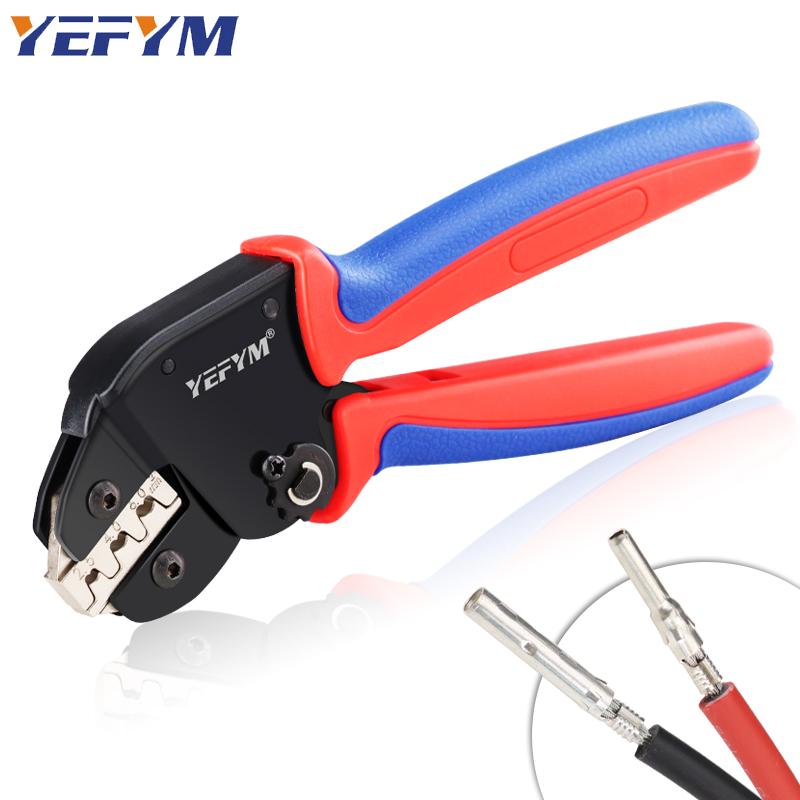 Инструмент для обжима солнечных батарей YM-2546B для MC2.5/4/6 мм² 14-10AWG Мужской и женский солнечный разъем Клеммы для проводов солнечной панели Клещи для фотоэлектрических кабелей