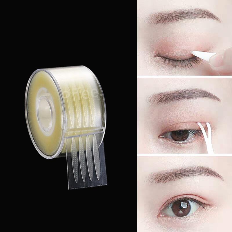 600pcs Invisible Eyelid Sticker Waterproof Double Eyeliner Tape Adhesive Stickers Eye Tape Make Up Tools