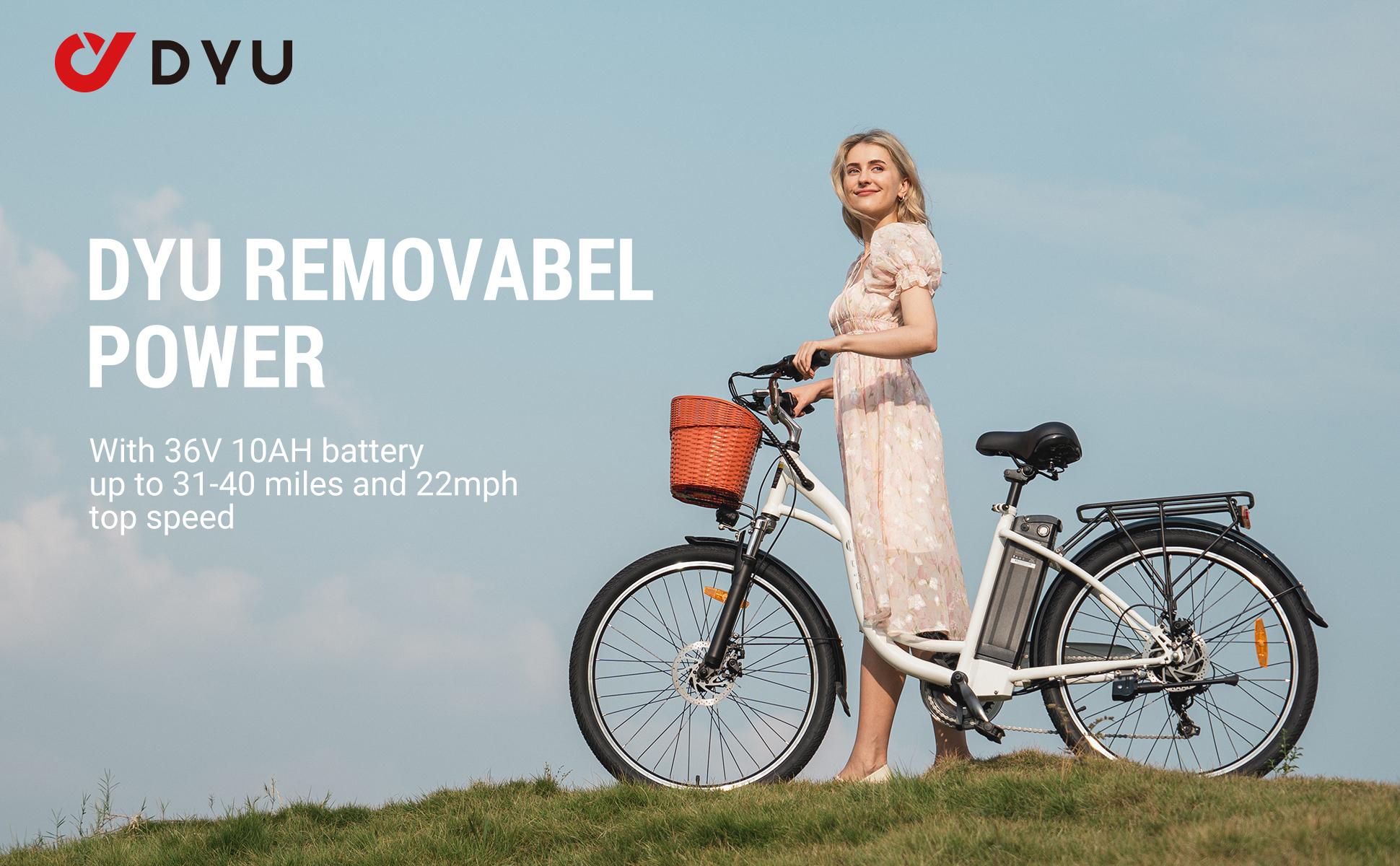 Электровелосипед DYU C6, 350 Ватт,12.5Ач