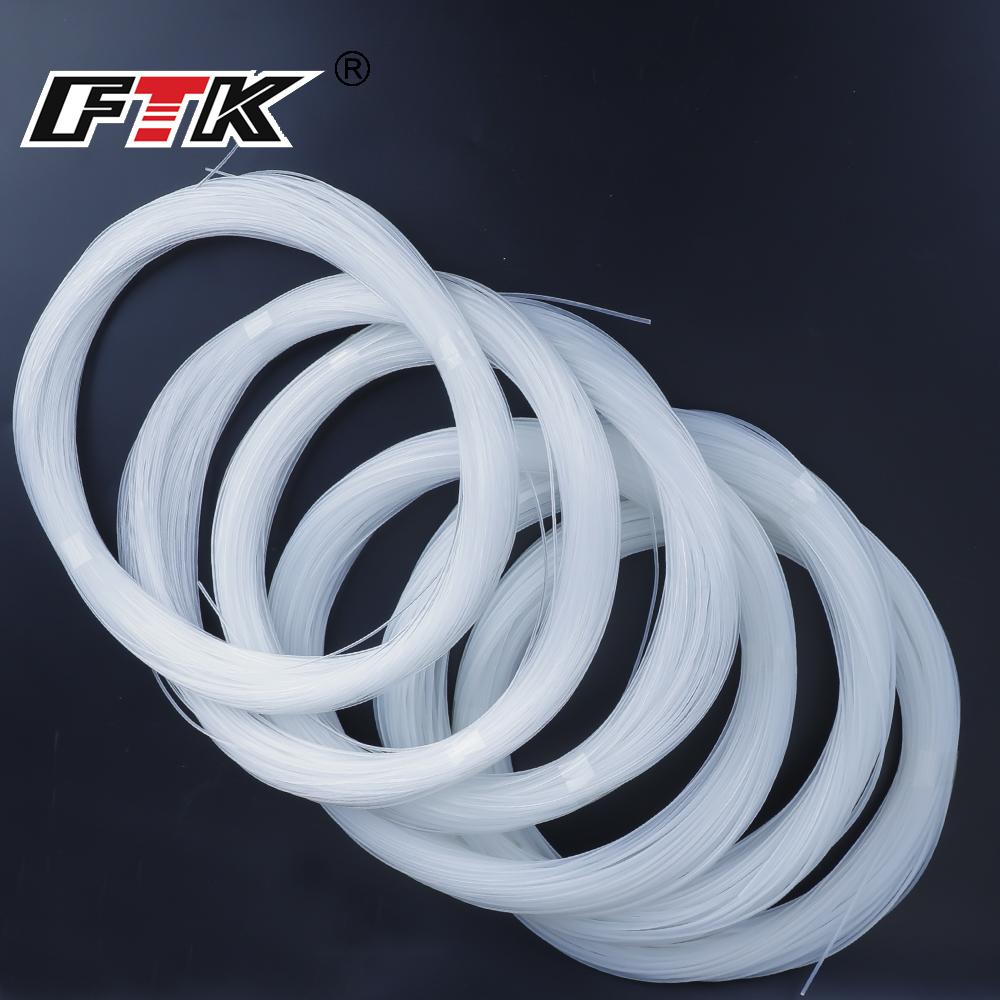 FTK 1 шт. 50 м Большая Прочная Леска Толстая Нейлоновая Кристальная Монофиламентная Леска Морские Рыболовные Аксессуары Инструменты 1 мм-2 мм Леска для ловли карпа