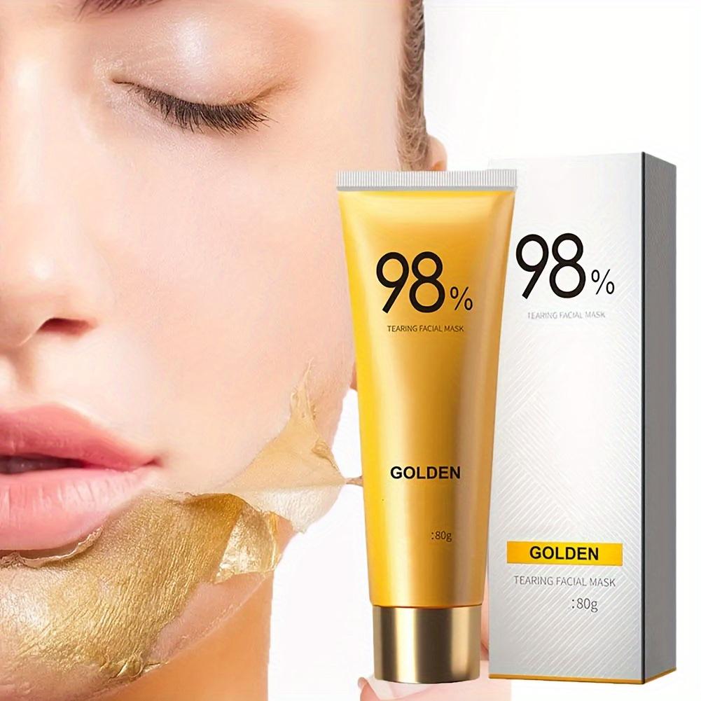 Золотая отрывная маска для лица для устранения черных точек, глубокой очистки пор, ухода за кожей лица Золотая фольга для нанесения отрывной маски для лица