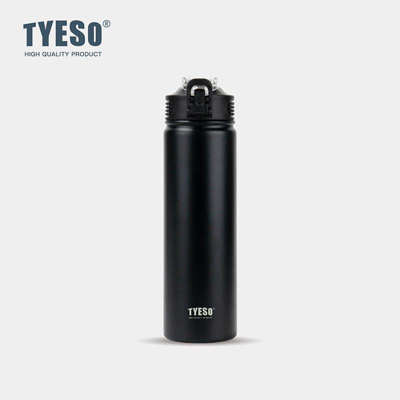 Tyeso 600 мл Портативные термосы из нержавеющей стали 304 с вакуумной изоляцией, с двойными стенками, термобутылка для горячих и холодных напитков, дорожная кружка