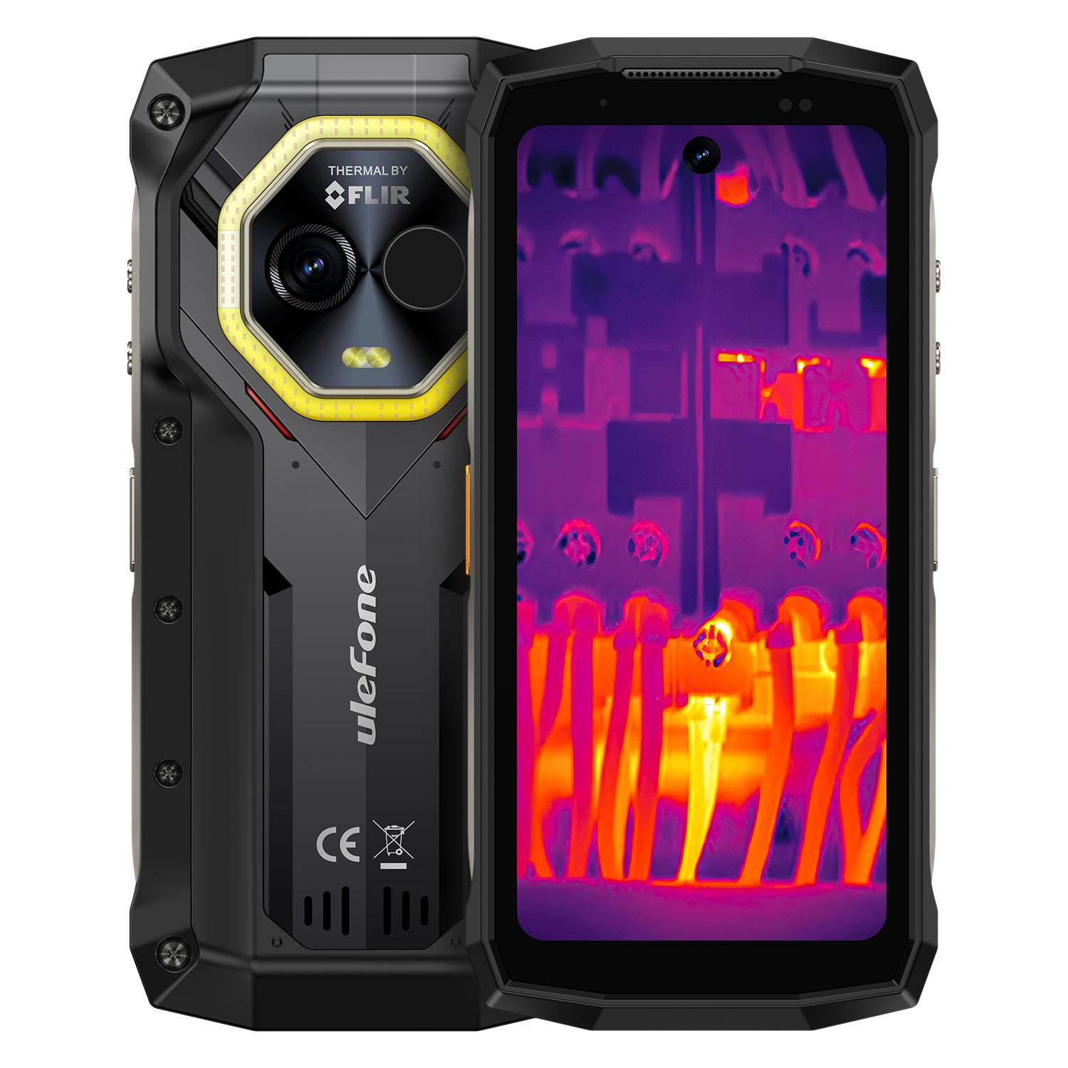 Ulefone Armor Mini 20T Pro 5G Тепловизор 4,7-дюймовый Дисплей Защищенный Телефон Android 15 6200 мАч Светодиодный Фонарь 16 ГБ+256 ГБ 33 Вт Смартфон