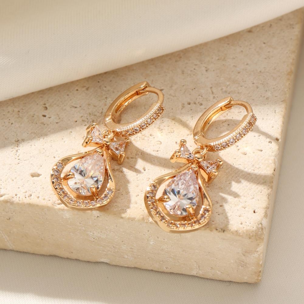 Модные серьги-бабочки с подвесками для женщин, серьги с кубическим цирконием, ювелирные изделия, аксессуары для вечеринок