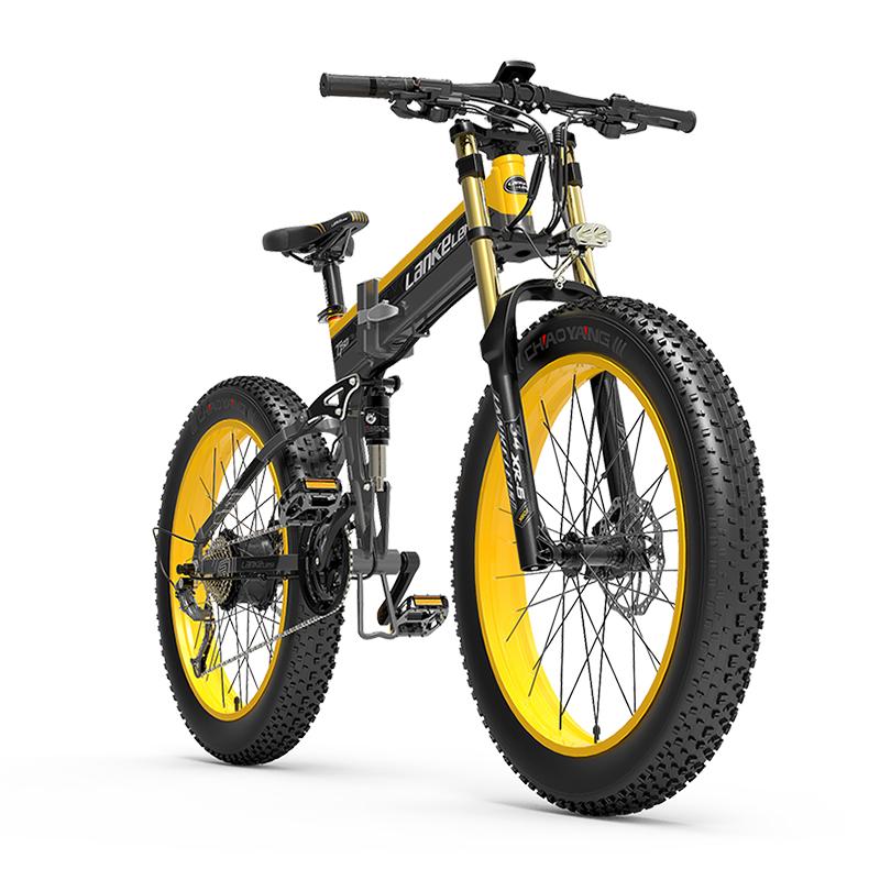 LANKELEISI XT750 Plus 26″ Электровелосипед Горный Фэтбайк 1000 Вт 48 В 14.5 Ач