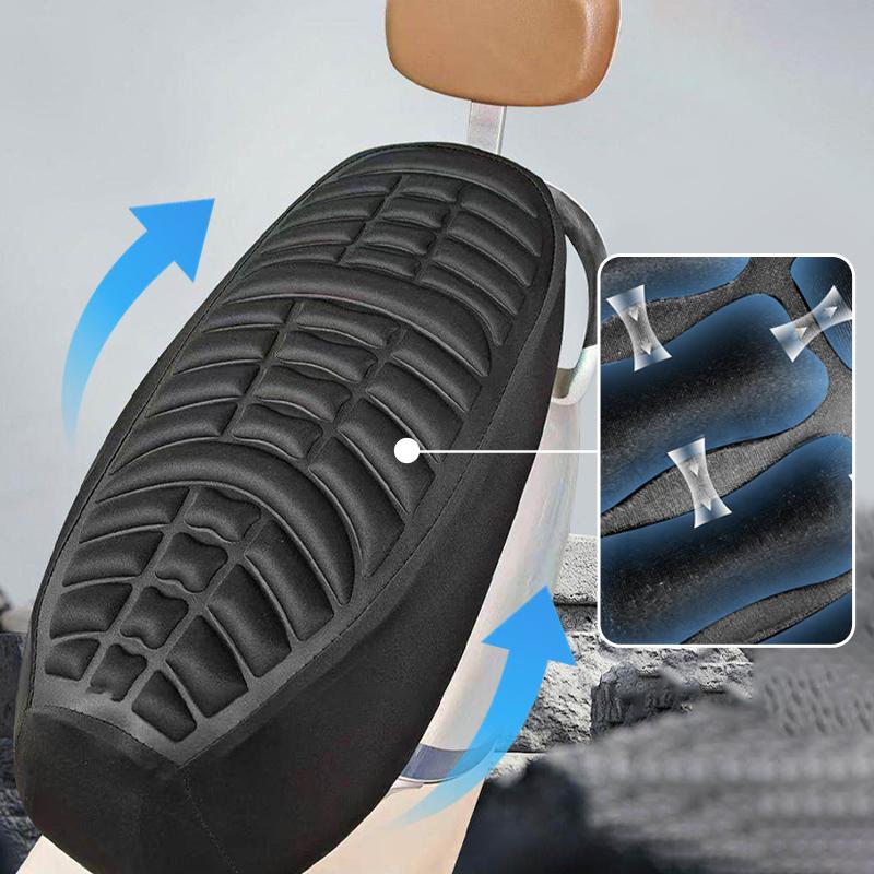 SEAMETAL Мотоциклетная 3D Подушка Сиденья Комфортная Воздушная Подушка Гелевая Накладка Чехол Противоскользящая Мото Защитная Накладка Универсальная