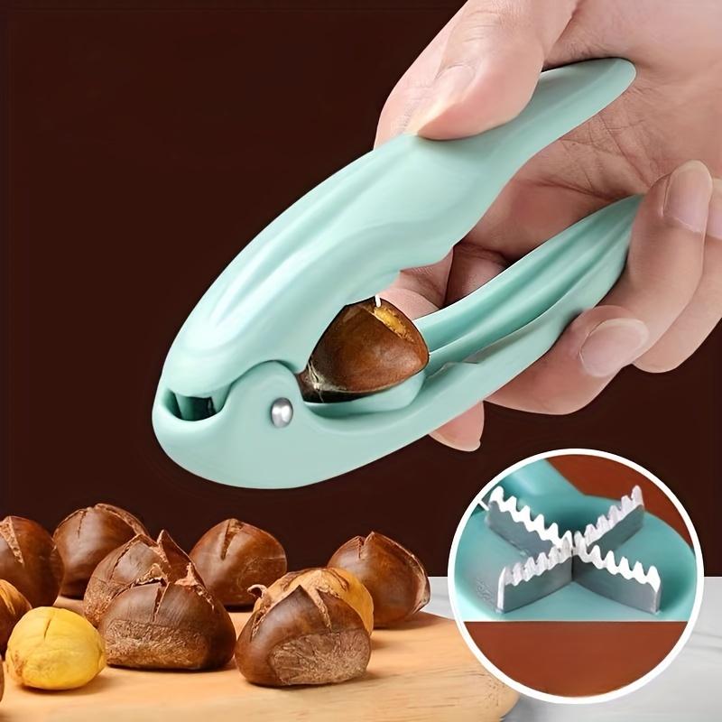 Multi-Purpose Nut Cracker and Cutter Tool, Durable Plastic, for Home Use,Chestnut Opener,Walnut Shell Remover, and Hazelnut Clamp for Kitchen Gadget