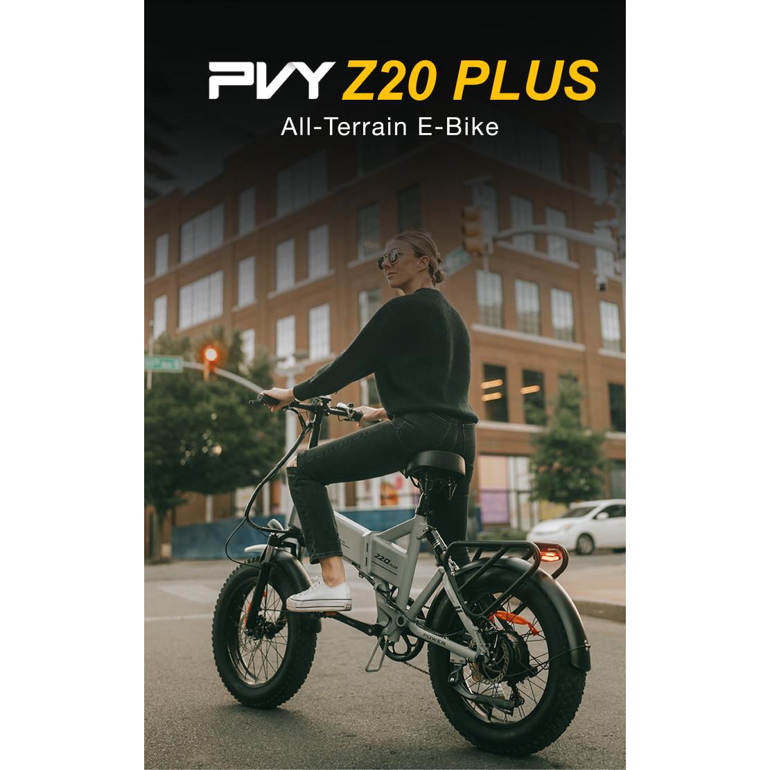 PVY Z20 Plus Adult Outdoor Folding E-Bike 48V 16.5Ah Battery 1000W Motor City Electric Mountain Bicycle 20 Inch Off-Road Electric Bicycle