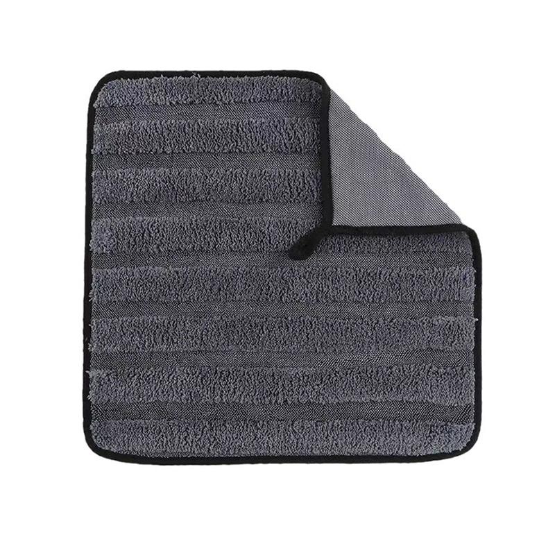 SEAMETAL Полотенце для мытья автомобиля 1200GSM, двустороннее полотенце, детализация автомобиля, витая ткань с оплеткой, супер впитывающая тряпка для автомобиля, аксессуары для домашней стирки