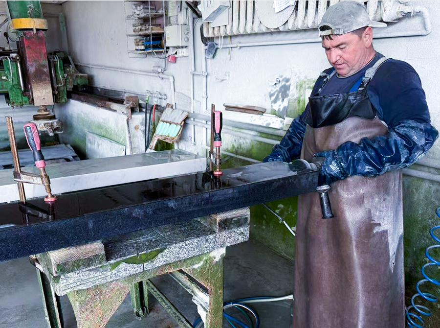 4 Inch Polishing Pads Set, 7 Pieces Polishing Pads for Granite Marble Concrete Stone Tiles