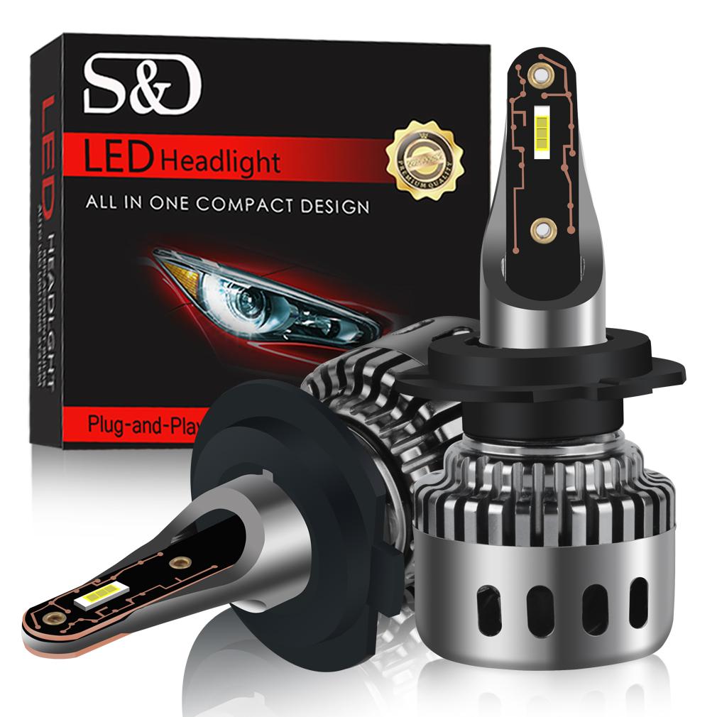 20000Lm Mini H1 H7 Led Canbus Фары H4 LED H11 CSP Фары H8 HB3 9005 HB4 9006 9012 hir2 9004 9007 H13 Hi/Lo Light Авто Лампа 6000K