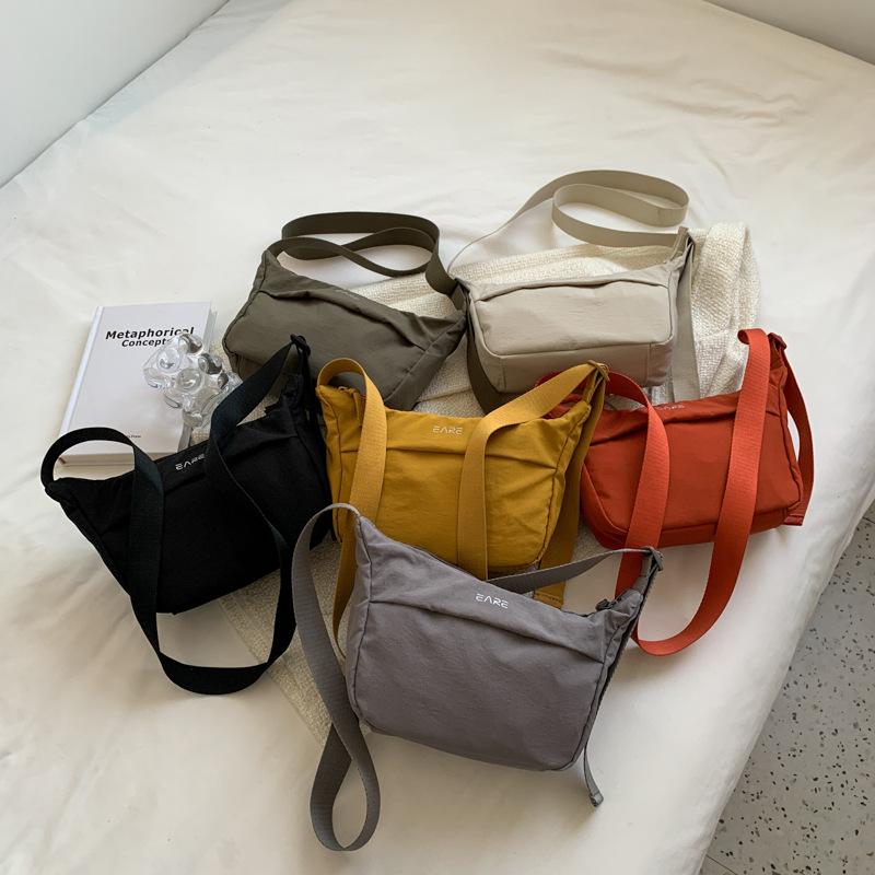 Сумка через плечо, женская маленькая тканевая сумка, простая сумка через плечо, модная студенческая сумка