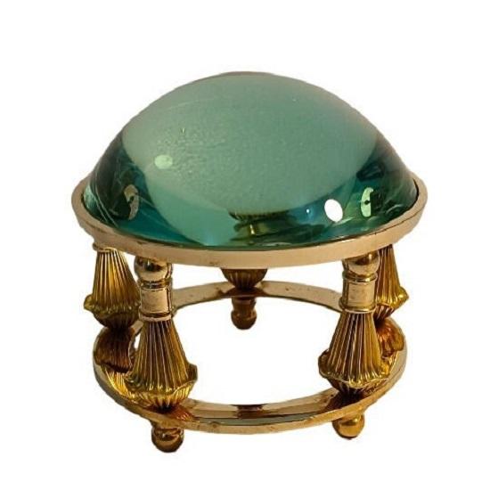 Настольная лупа-пресс-папье, увеличительное стекло Brass Nautical 4", коллекционный купол, увеличительное стекло для чтения газет, офисный предмет