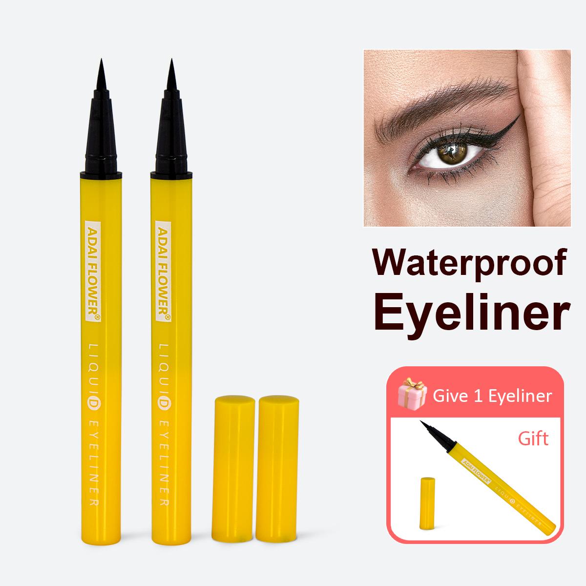 Waterproof Eyeliner Smudge-proof, transfer-proof, long-lasting color Buy 2 get 1 free Orange-yellow