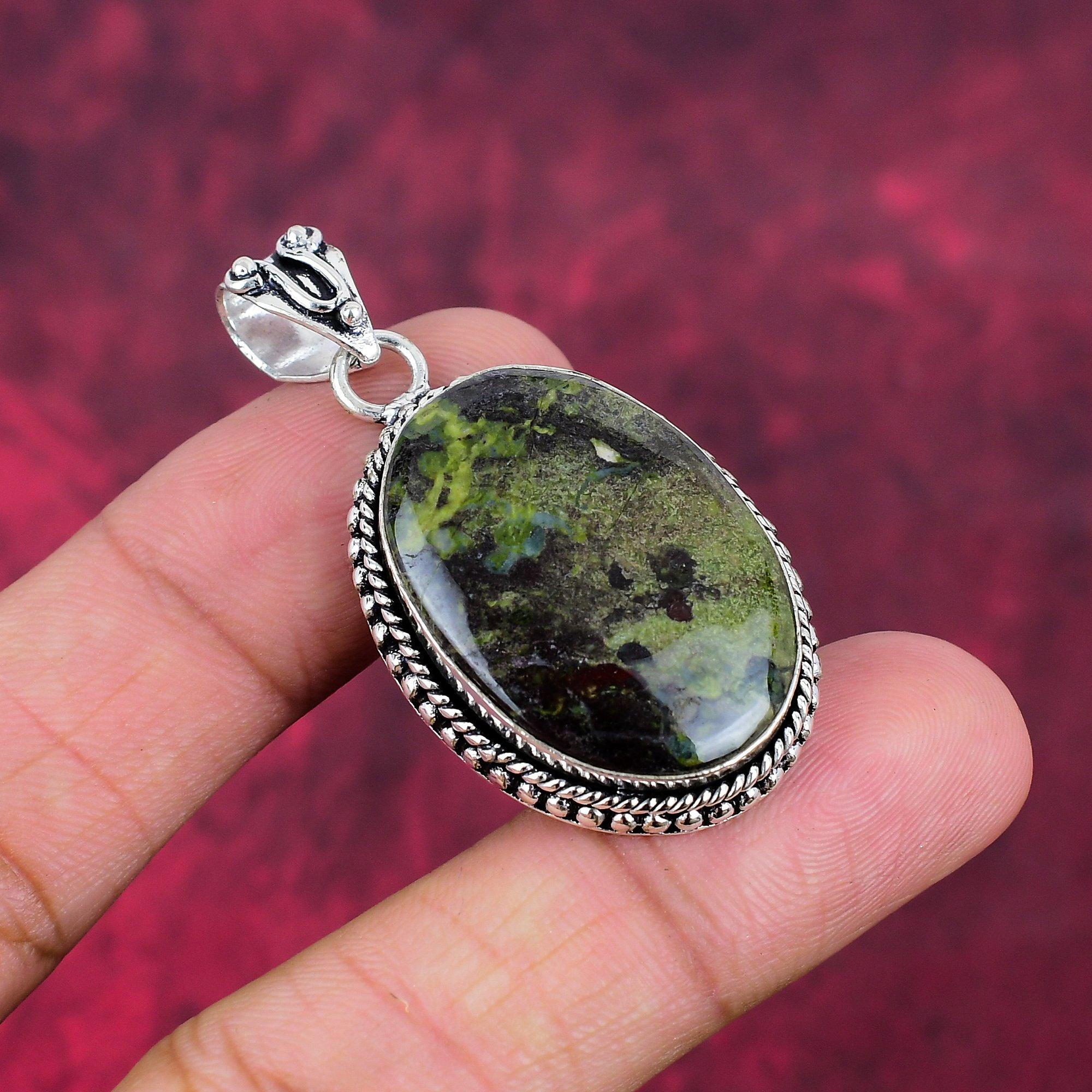 Подвеска «Кровь дракона», ювелирные изделия из драгоценных камней, подвеска из стерлингового серебра 925 пробы, подарок для женщин, подвеска ручной работы