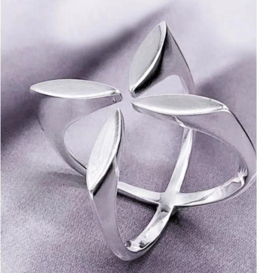 Уникальное кольцо для женщин, регулируемое, винтажный крест, цветок, подарок на день рождения