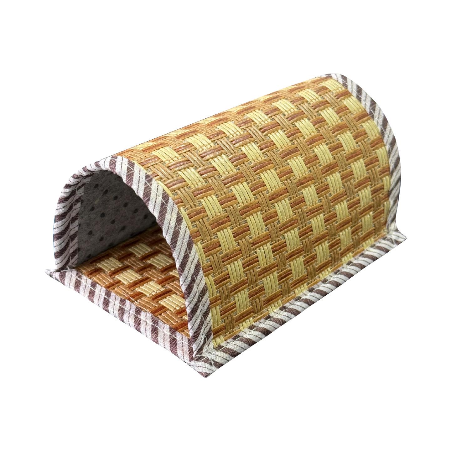 Summer Hamster Grass House Natural Cooling Nest Chew Resistant Cool Bed Hideout Mat for Hamster Small Pet