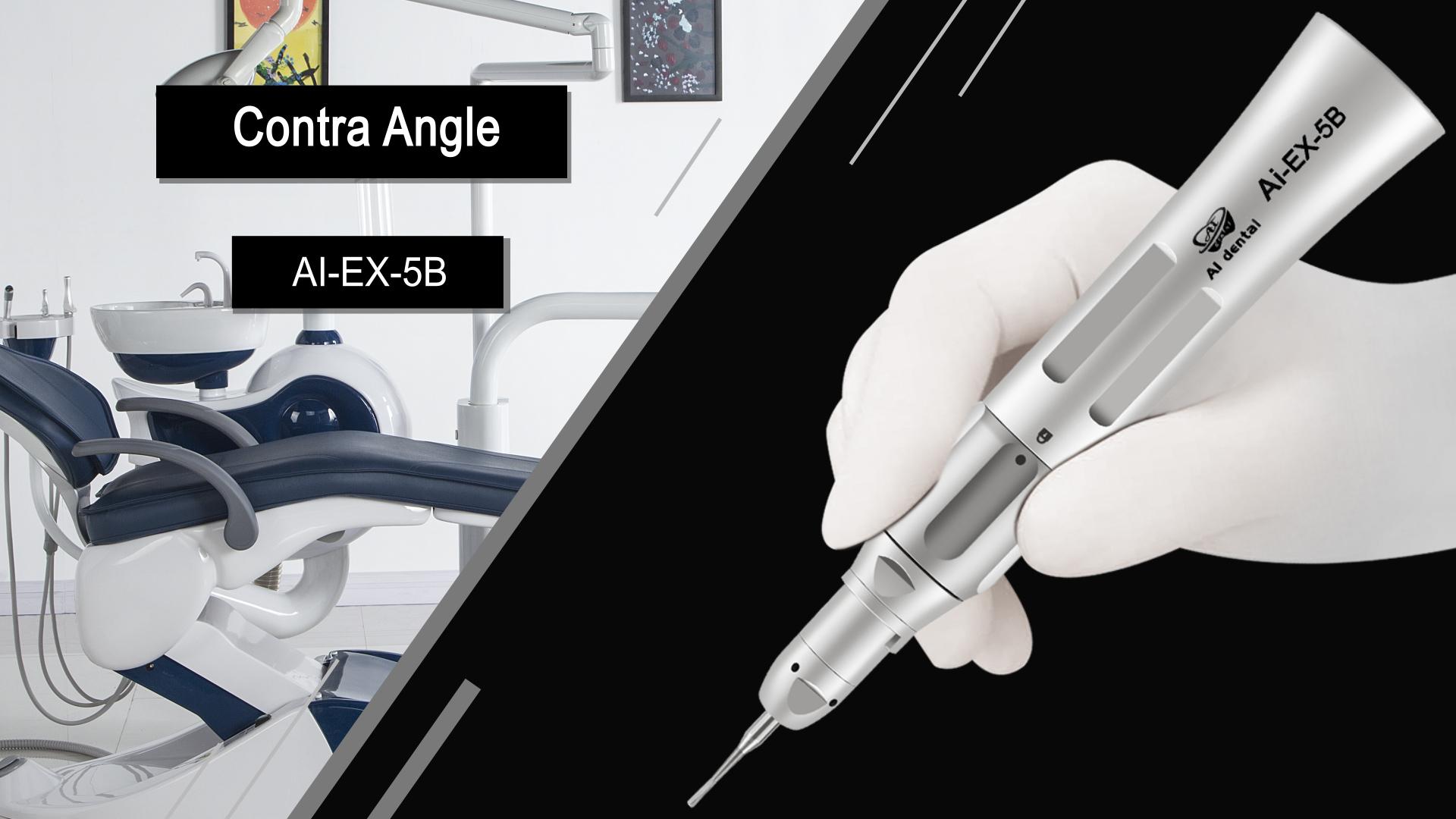 Стоматологический низкоскоростной наконечник AI-EX-5B 4:1 редукционный внешний прямой наконечник для воды без светодиода для полировки