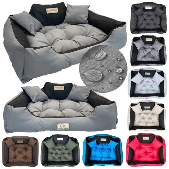 Лежанка для собаки KINGDOG, водонепроницаемая и прочная, SML XL XXL 3XL, 8 цветов!