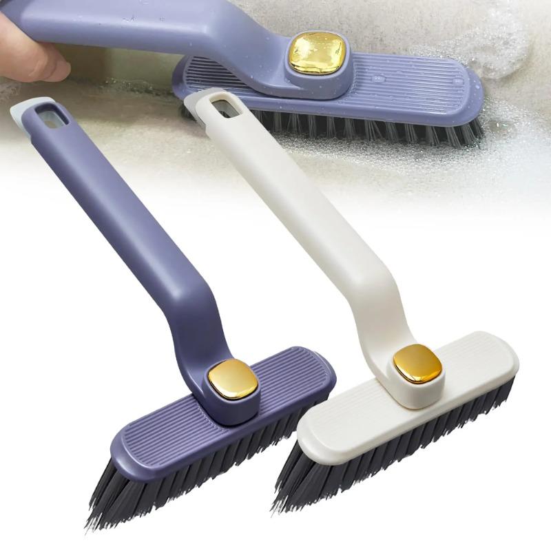 Multi-Function Rotating Crevice Cleaning Brush Household Cleaning Brush No Dead Corners Hard Bristle Brush Suitable for Cleaning