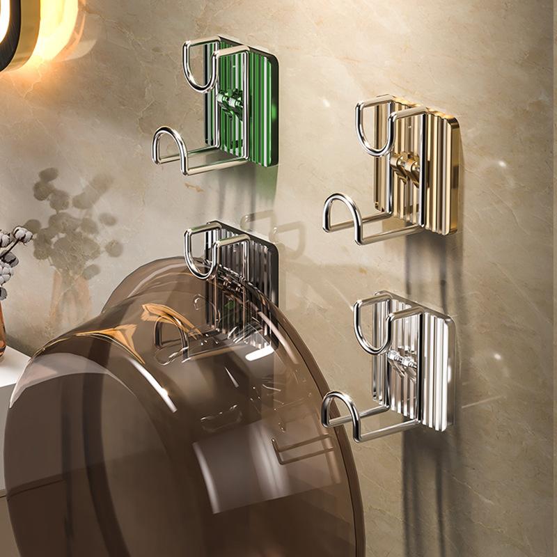 Бытовые крючки для умывальника для ванной комнаты, настенный органайзер для раковины, стеллаж для хранения, штамповка, бесплатный крючок для раковины для ванны, вешалка, инструменты