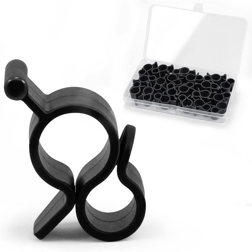 Крючки для труб, 20 шт., S-образные крючки для автофургонов, крючки для тентов, аксессуары для поручней для труб в кемпинге, крючки для вечеринок для автофургонов, украшения внутри и снаружи помещений