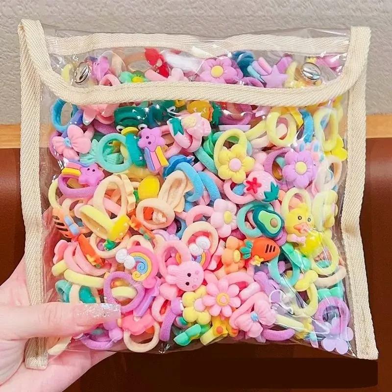 Children's Rubber Band Girl's Rubber Band High Elastic Durable Hair Accessories Do Not Hurt Hair Small Scrunchie