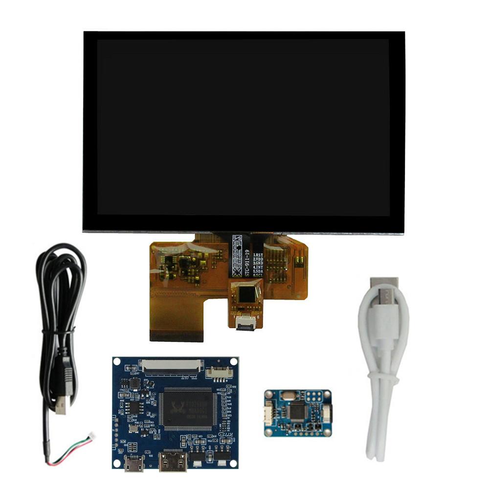 5-дюймовый ЖК-экран 800*480 Контроллер дисплея Плата управления Драйвер Дигитайзер Сенсорный экран Мини HDMI-совместимый Портативный сенсорный монитор