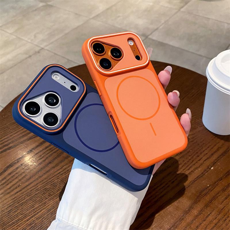 Роскошный матовый чехол MagSafe с магнитной беспроводной зарядкой для Apple iPhone 17 Air 16 15 14 Plus 13 12 Pro Max 11, противоударный чехол
