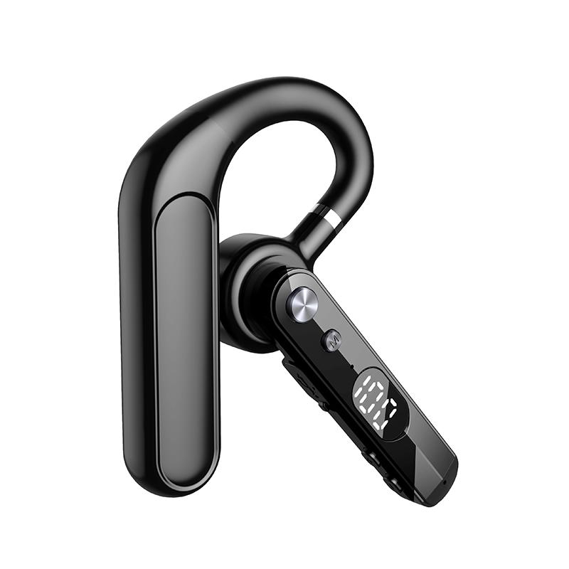 Business Bluetooth Headset ENC Noise Cancel Microphone 16.2MM Speaker Earphones Digital Display 40 Hours Call  Time Low Latency Headphone