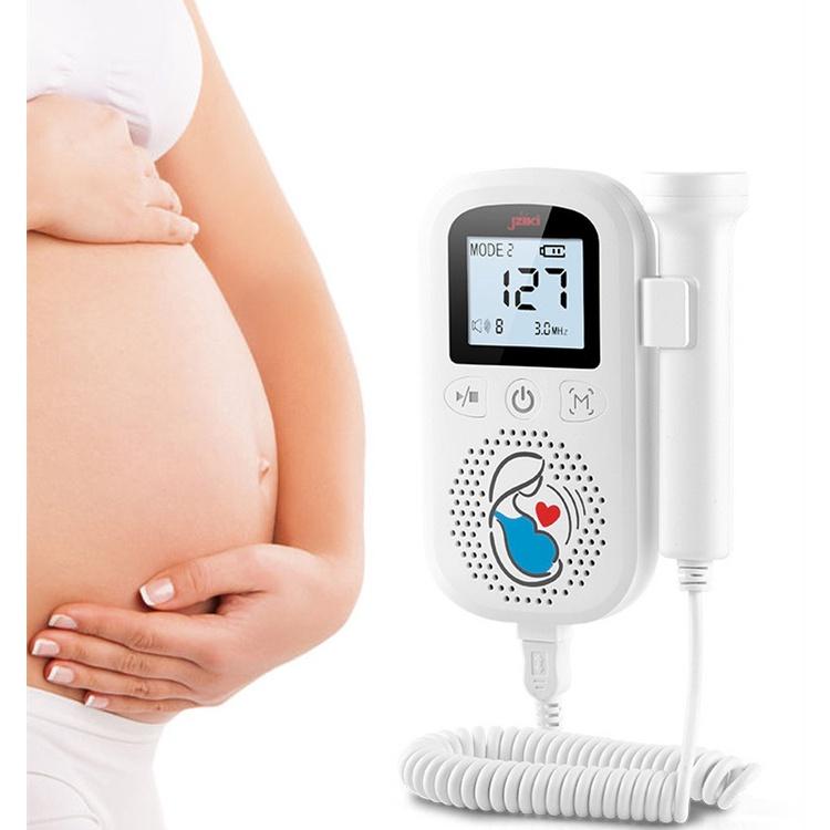 Upgraded Fetal Doppler Baby Heart Detector Monitor Home Medical Fetal Rate Monitor
