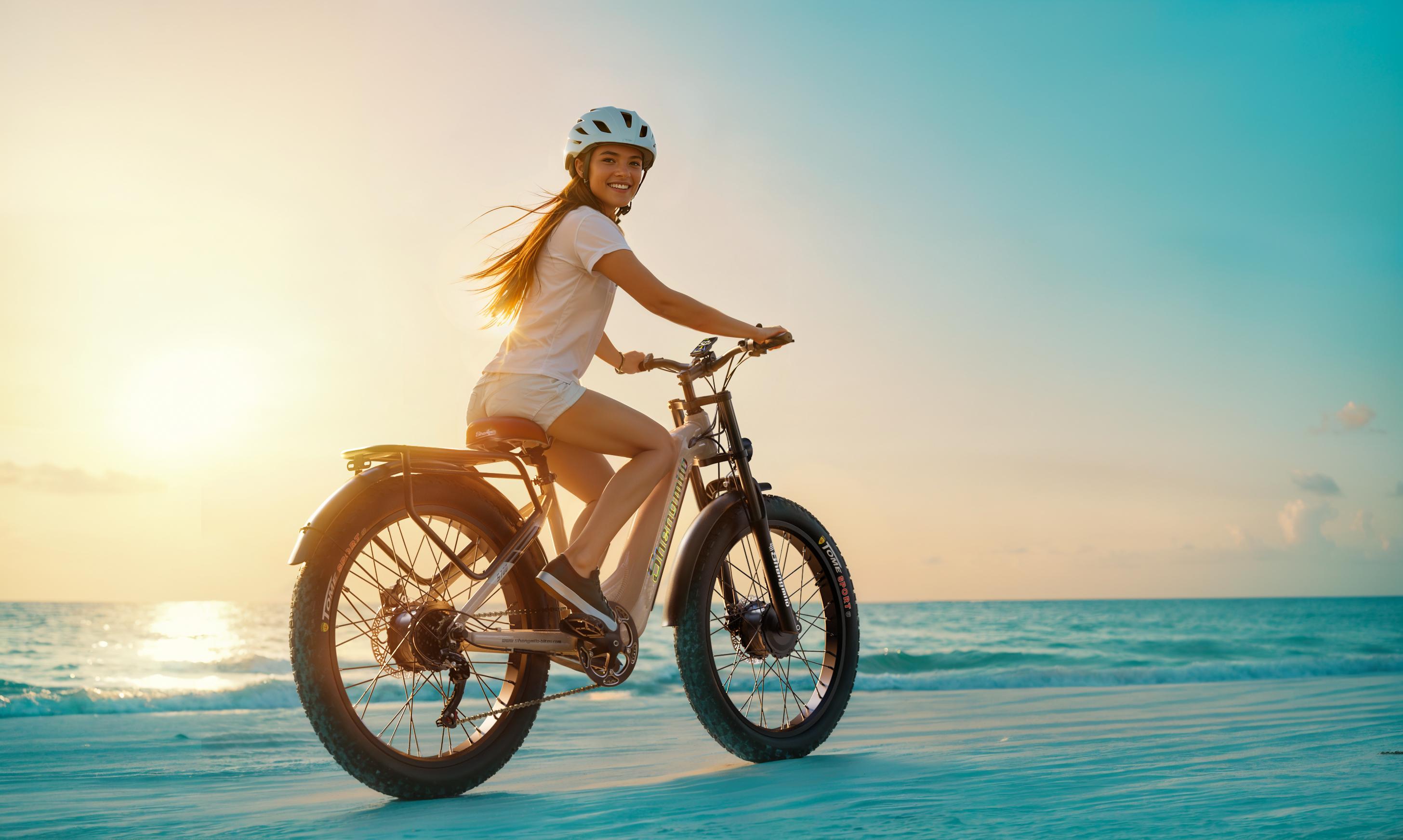 Электрический велосипед Shengmilo S700 2000 Вт Двойной мотор 48 В 17,5 Ач 26*3,0 дюйма Широкая шина Снежный горный электровелосипед