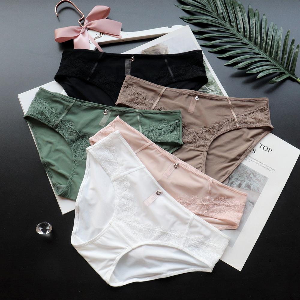 Lace Women's Panties Breathable Sexy Underwear Women's Hip Lift Low Waist Women's Briefs Large Size Panties