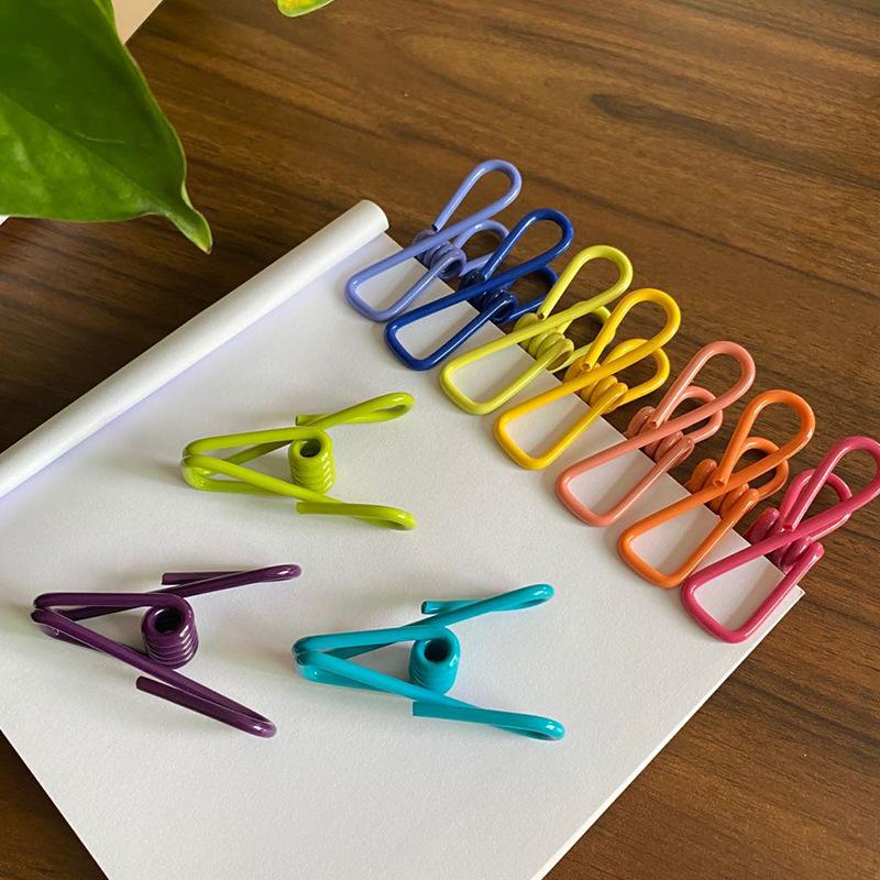 10Pcs Clothespins Hanging Pegs Clips Plastic Hangers Racks Laundry Clothes Pegs Clamps Towel Clips Home Storage Hooks